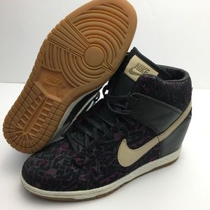 Nike Dunk Sky Hi Black Linen Curtains 585560-001